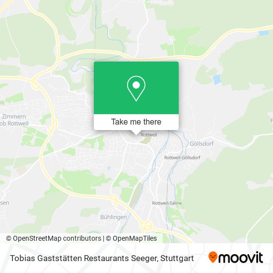 Карта Tobias Gaststätten Restaurants Seeger