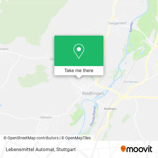 Карта Lebensmittel Automat