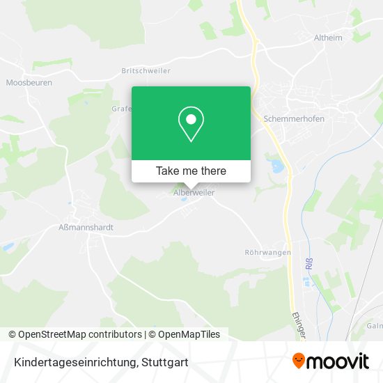 Карта Kindertageseinrichtung