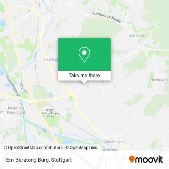 Карта Em-Beratung Bürg