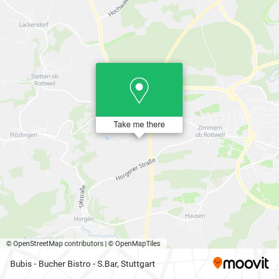 Bubis - Bucher Bistro - S.Bar map