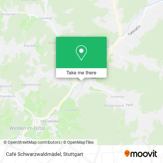 Карта Café Schwarzwaldmädel