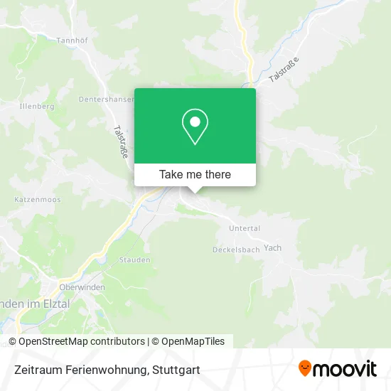Карта Zeitraum Ferienwohnung