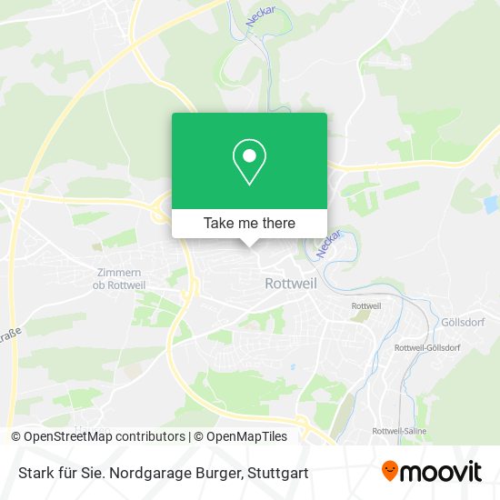 Stark für Sie. Nordgarage Burger map