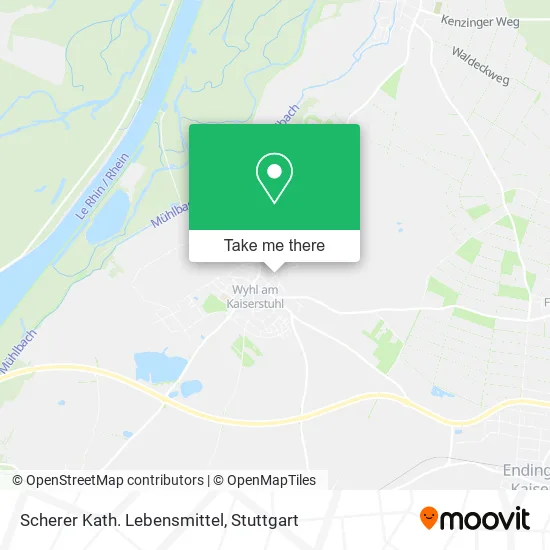 Карта Scherer Kath. Lebensmittel