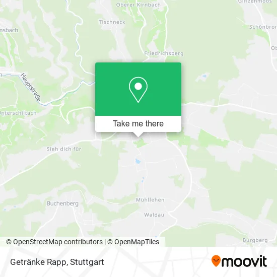 Карта Getränke Rapp