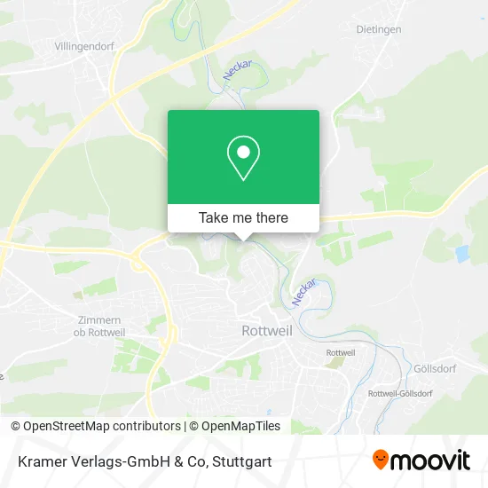 Карта Kramer Verlags-GmbH & Co