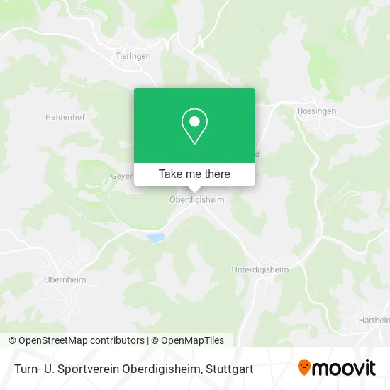 Карта Turn- U. Sportverein Oberdigisheim