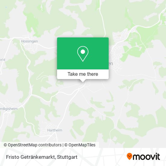 Fristo Getränkemarkt map