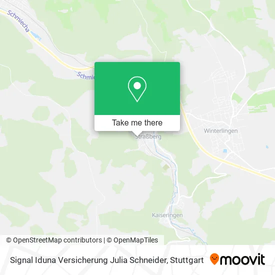 Карта Signal Iduna Versicherung Julia Schneider