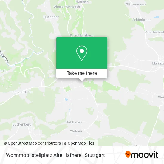 Карта Wohnmobilstellplatz Alte Hafnerei