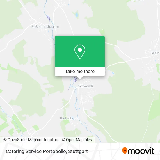 Карта Catering Service Portobello