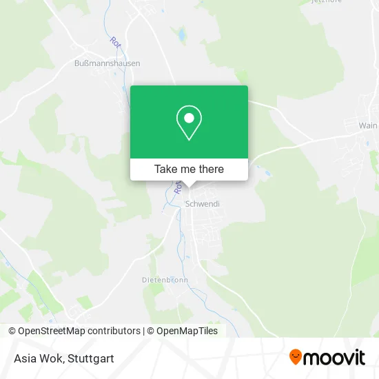 Карта Asia Wok