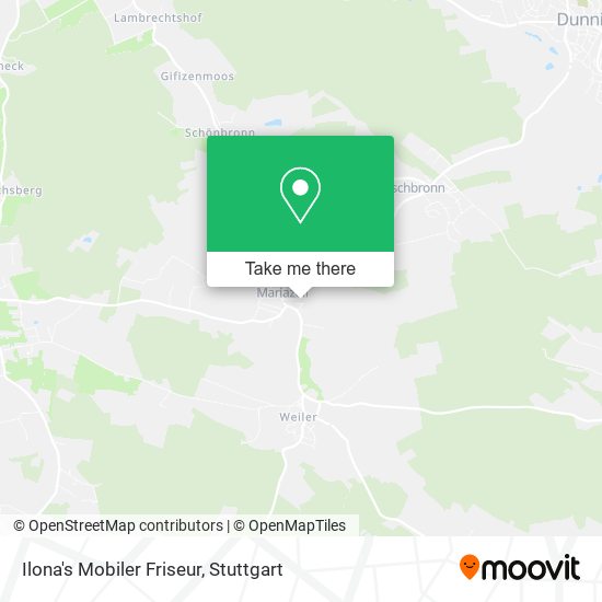 Ilona's Mobiler Friseur map