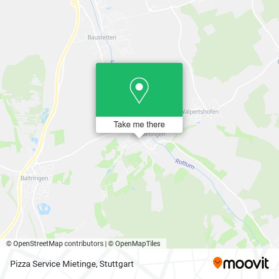 Карта Pizza Service Mietinge