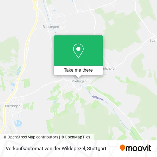 Карта Verkaufsautomat von der Wildspezel