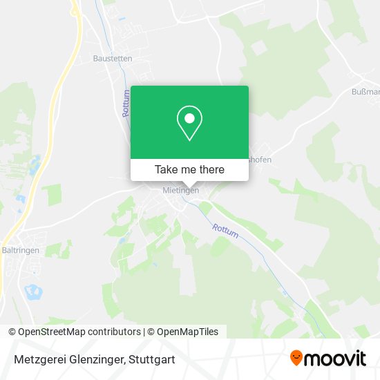 Metzgerei Glenzinger map