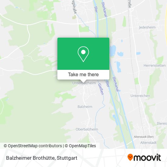 Balzheimer Brothütte map