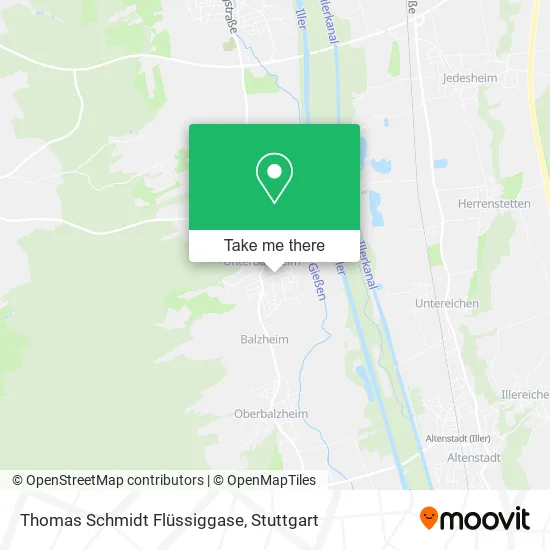 Карта Thomas Schmidt Flüssiggase
