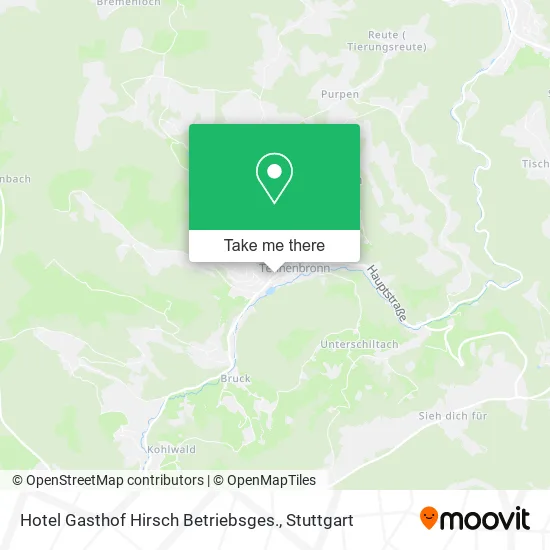 Карта Hotel Gasthof Hirsch Betriebsges.