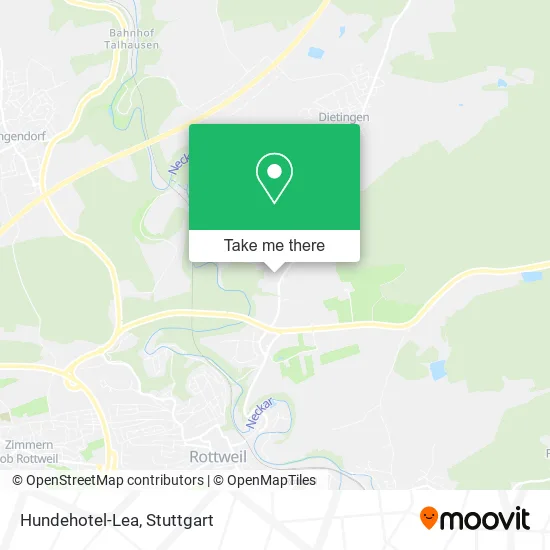 Карта Hundehotel-Lea