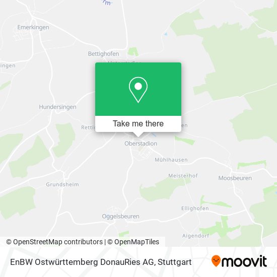 EnBW Ostwürttemberg DonauRies AG map