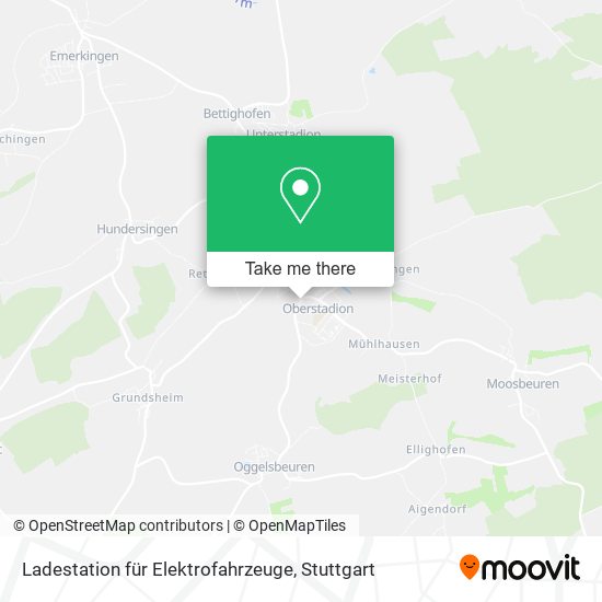 Ladestation für Elektrofahrzeuge map