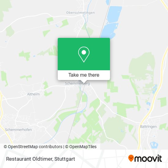 Restaurant Oldtimer map