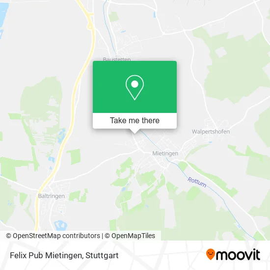 Карта Felix Pub Mietingen