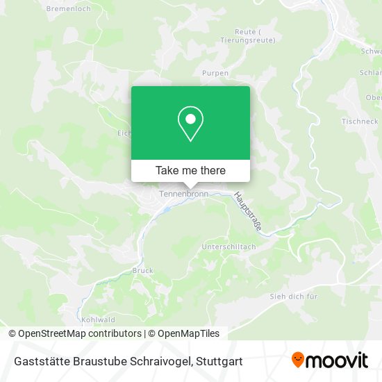 Gaststätte Braustube Schraivogel map
