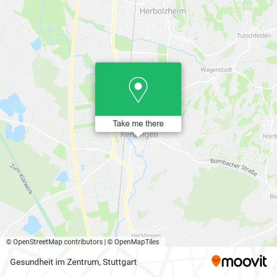 Карта Gesundheit im Zentrum