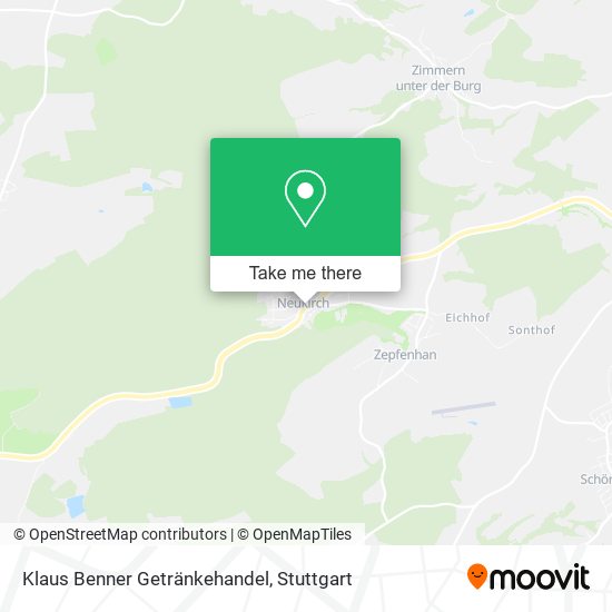 Klaus Benner Getränkehandel map