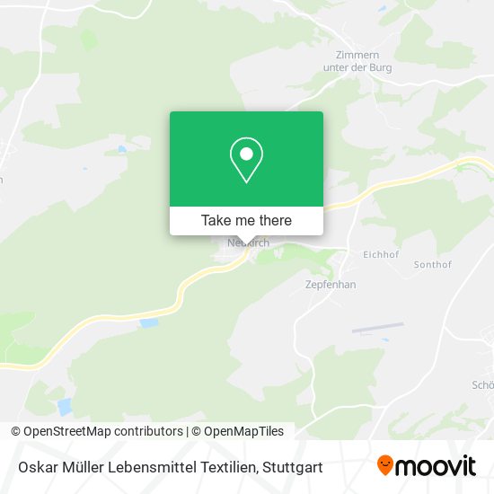 Карта Oskar Müller Lebensmittel Textilien