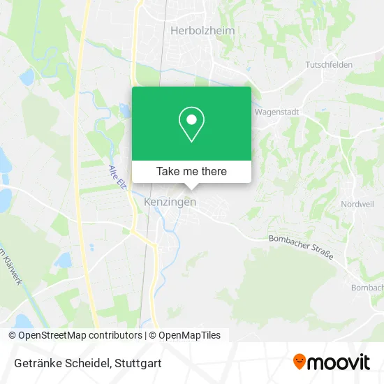 Карта Getränke Scheidel