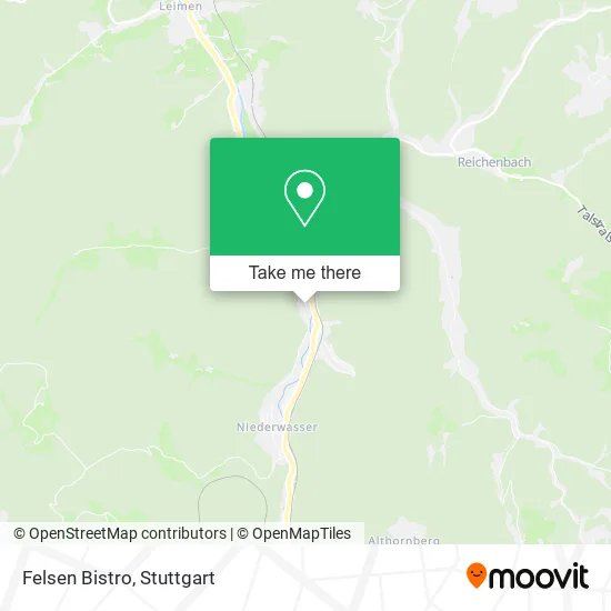 Карта Felsen Bistro