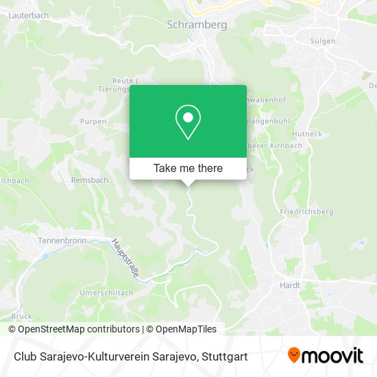 Club Sarajevo-Kulturverein Sarajevo map