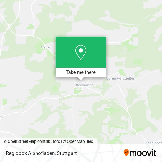 Карта Regiobox Albhofladen