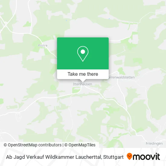 Карта Ab Jagd Verkauf Wildkammer Laucherttal