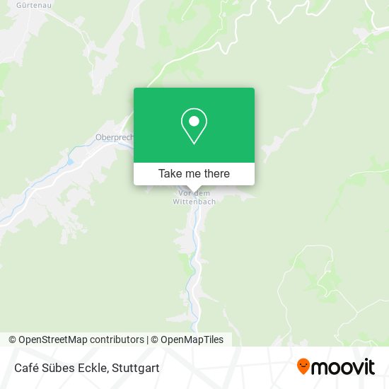 Café Sübes Eckle map