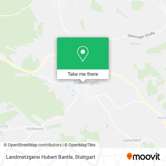 Landmetzgerei Hubert Bantle map