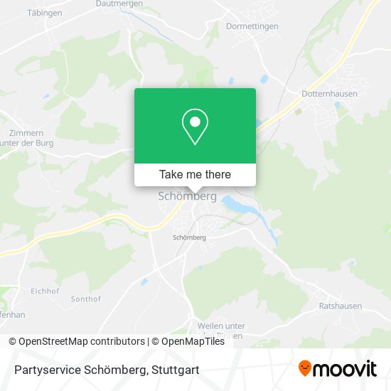 Partyservice Schömberg map