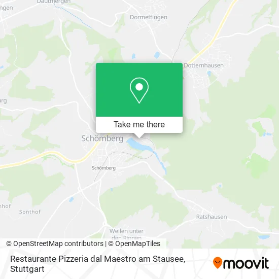Карта Restaurante Pizzeria dal Maestro am Stausee