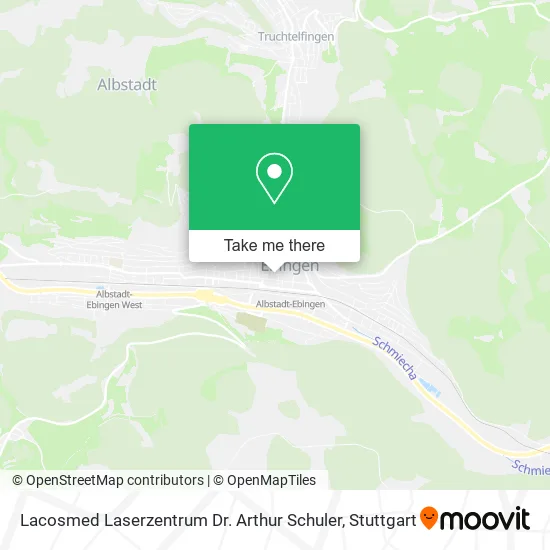 Карта Lacosmed Laserzentrum Dr. Arthur Schuler