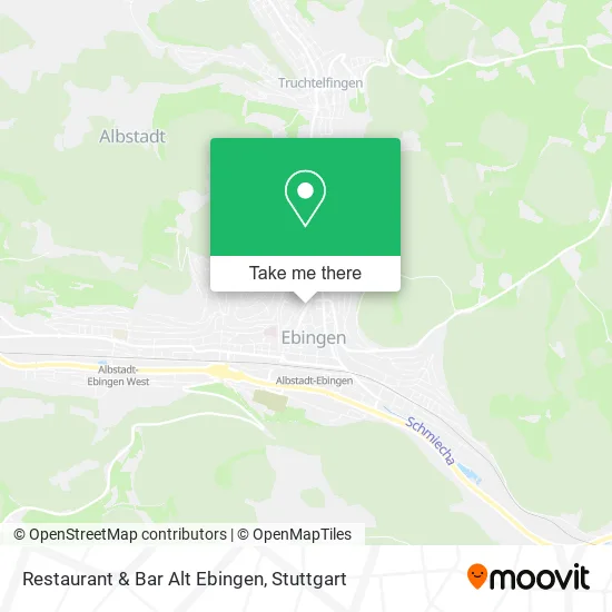 Карта Restaurant & Bar Alt Ebingen