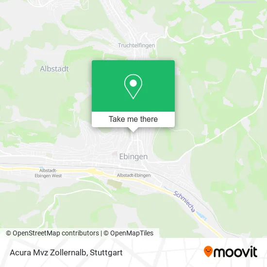 Карта Acura Mvz Zollernalb