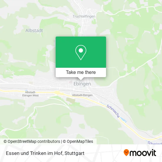 Карта Essen und Trinken im Hof