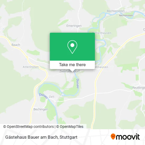 Карта Gästehaus Bauer am Bach