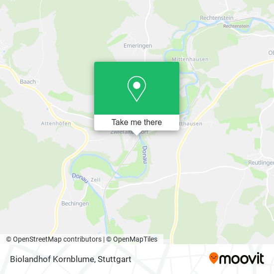 Biolandhof Kornblume map