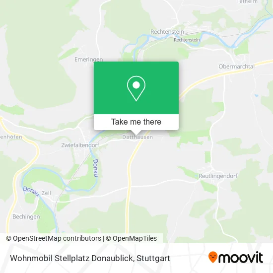 Карта Wohnmobil Stellplatz Donaublick