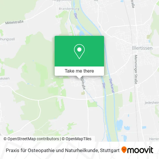Карта Praxis für Osteopathie und Naturheilkunde